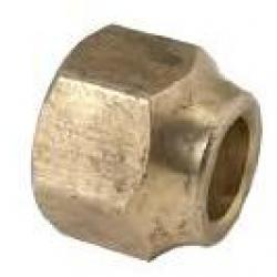 FLARE REFRIGERATION NUT 5/8 INCH OD TUBE BRASS