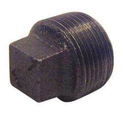 PLUG 1/8 BLACK MALLEABLE