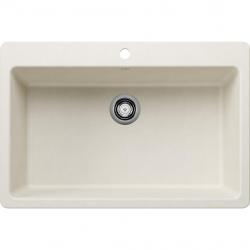 443201 LIVEN 33 SUPER SINGLE BOWL DUAL MOUNT SOFT WHITE