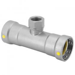 TEE 1-1/2 X 1-1/4 CARBON PRESS P X FPT HNBR