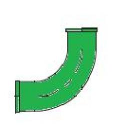 4 NO HUB EPOXY  SHORT SWEEP