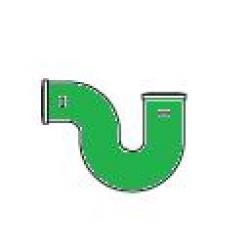 4 NO HUB EPOXY  P-TRAP