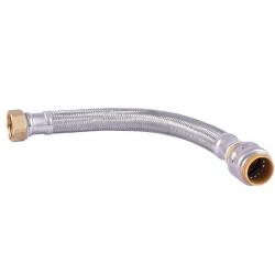 U3088FLEX12 BRAIDED WATER HEATER CONNECTOR 12 INCH