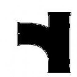 SANITARY TEE 6X3 NO HUB CI